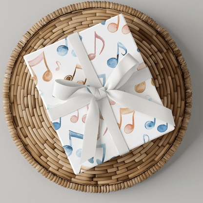 Note - Worthy Wrap – Musical Gift Paper