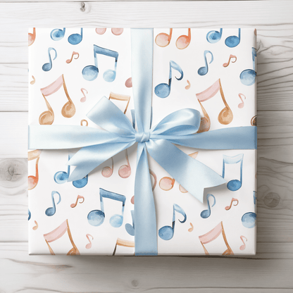 Note - Worthy Wrap – Musical Gift Paper