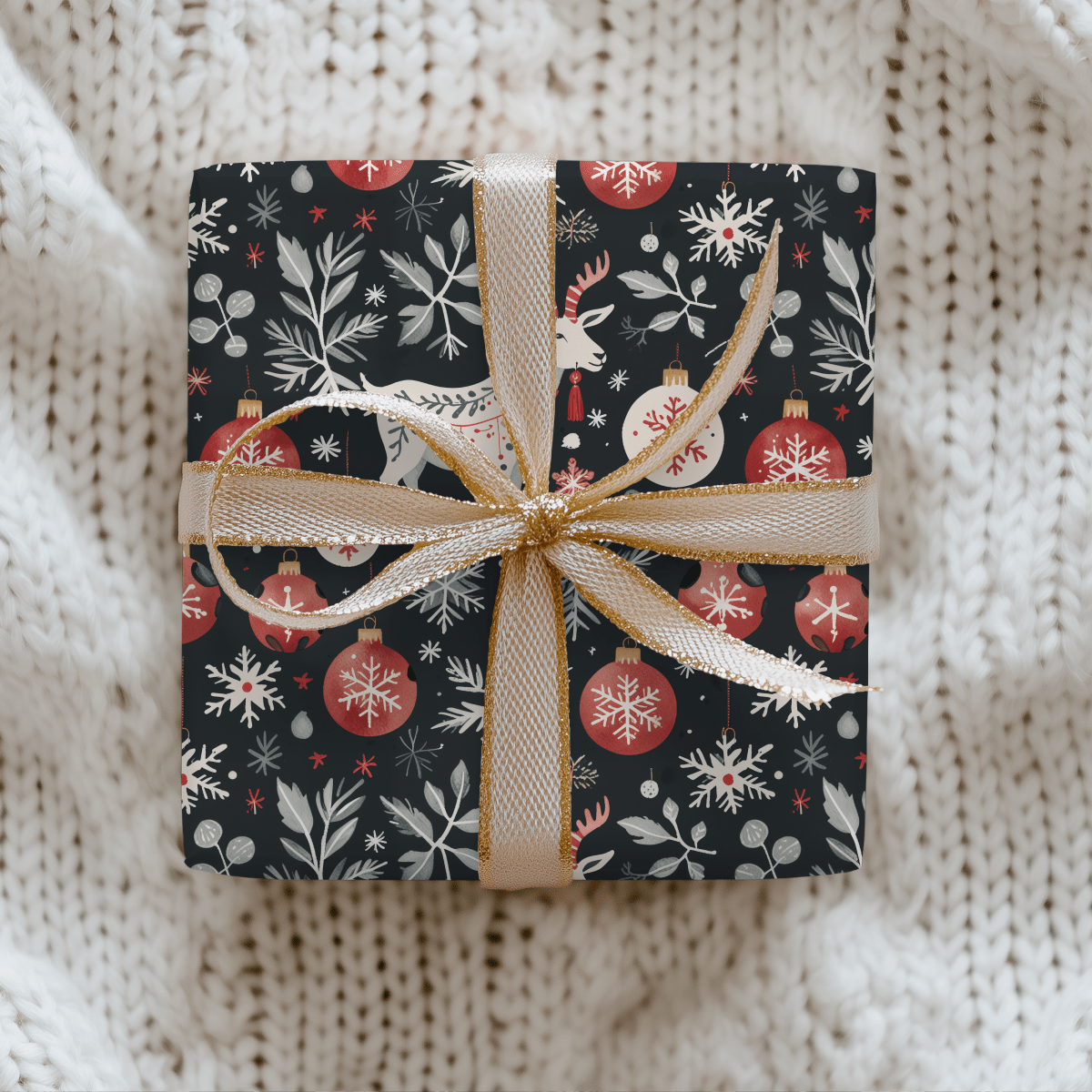 G.O.A.T. Christmas – Festive Holiday Goat Wrapping Paper