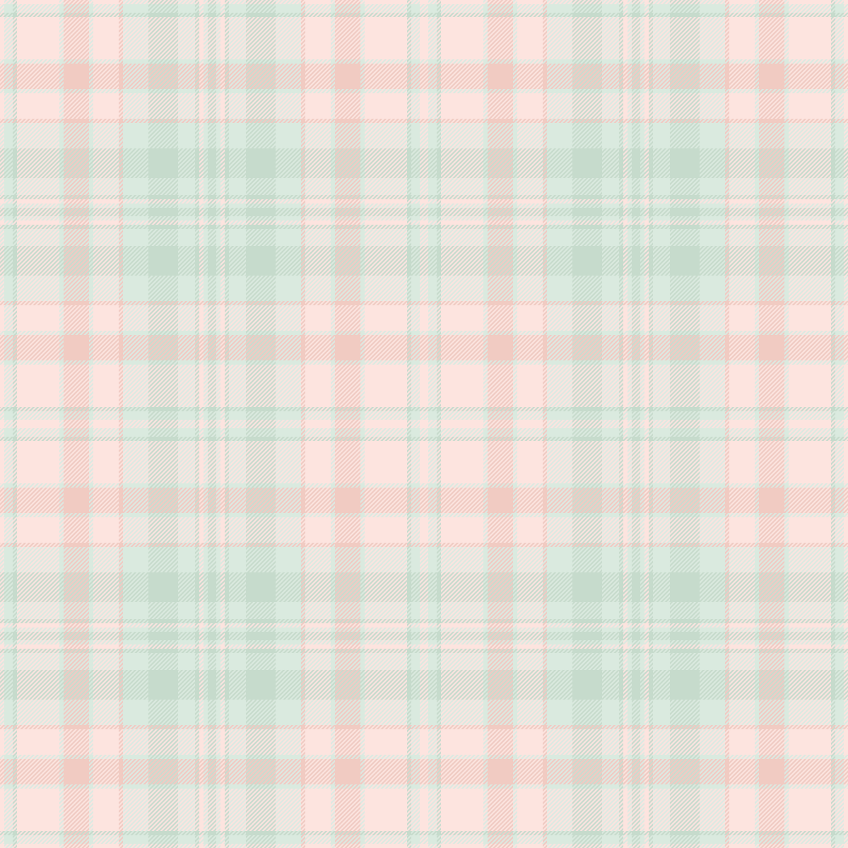 Pastel Plaid Parade – Holiday Wrapping Paper