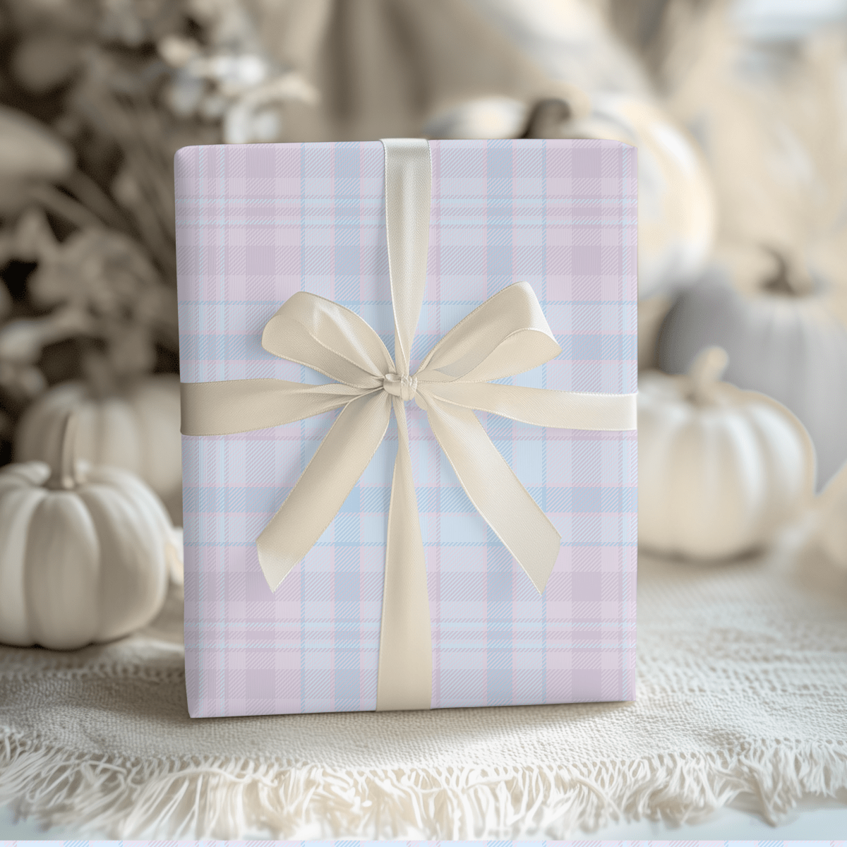 Pastels – Soft Plaid Wrapping Paper