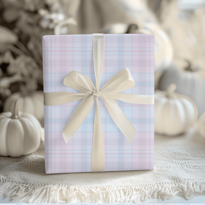 Pastels – Soft Plaid Wrapping Paper