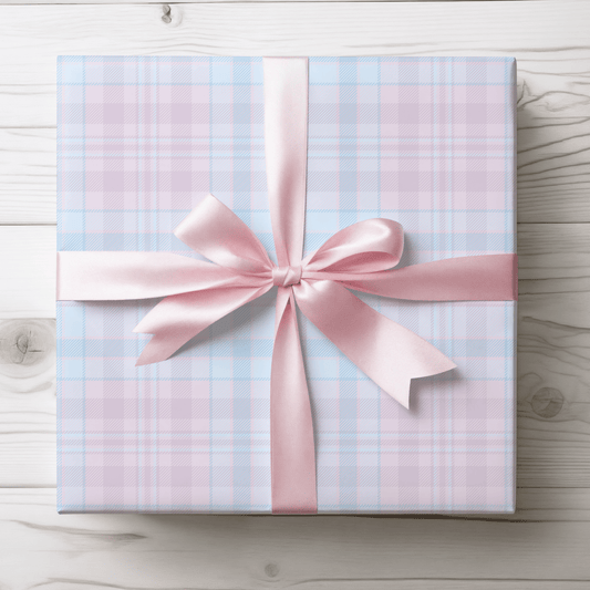Pastels – Soft Plaid Wrapping Paper