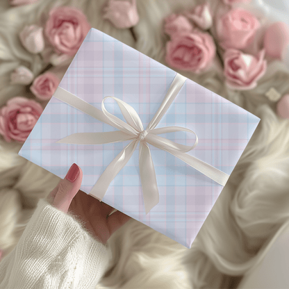 Pastels – Soft Plaid Wrapping Paper