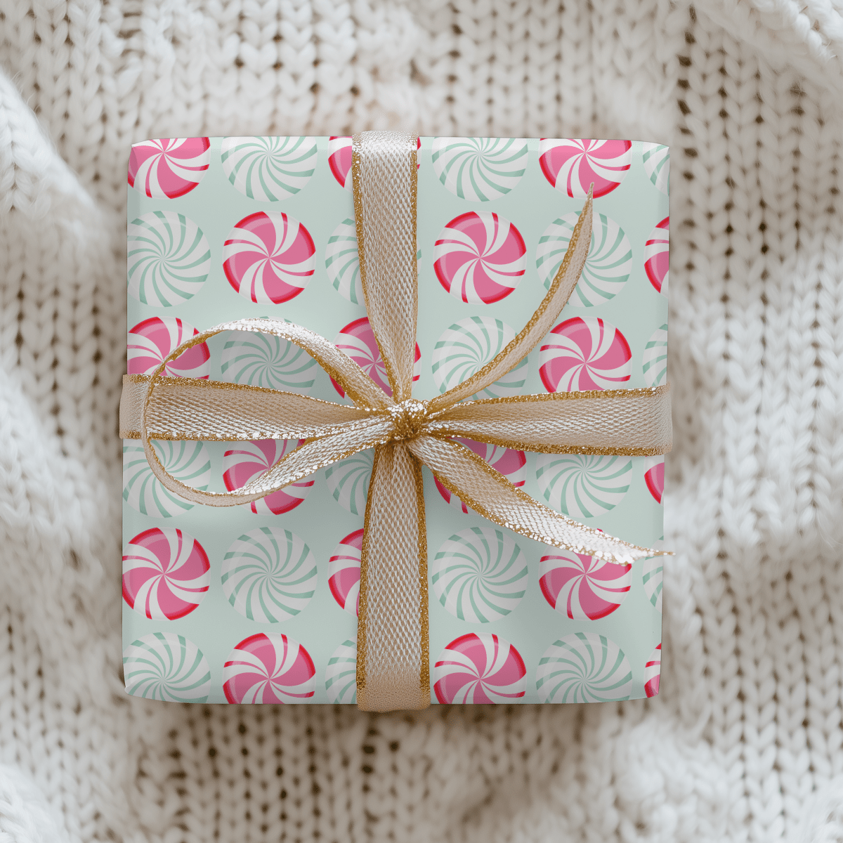 Peppermint Pop – Sweet Holiday Wrapping Paper