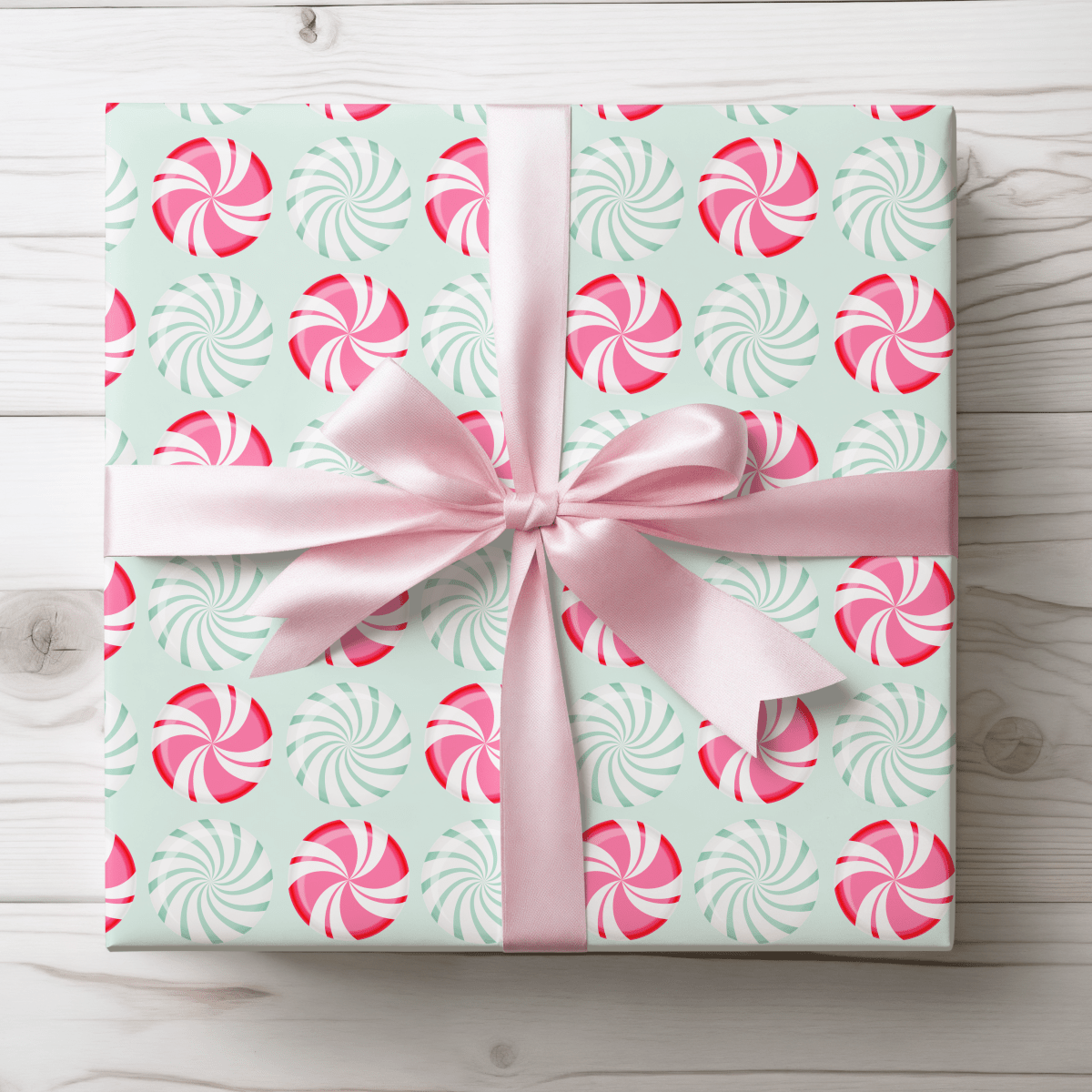 Peppermint Pop – Sweet Holiday Wrapping Paper