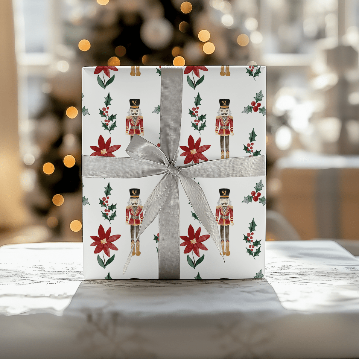 Cracked Up Christmas – Nutcracker Wrapping Paper