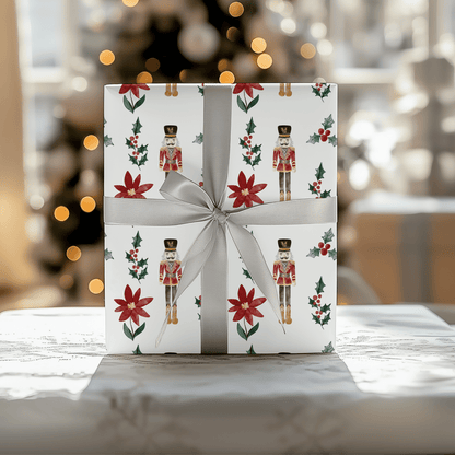 Cracked Up Christmas – Nutcracker Wrapping Paper