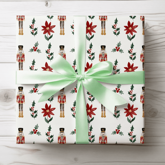 Cracked Up Christmas – Nutcracker Wrapping Paper