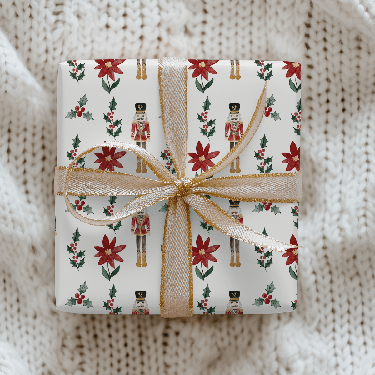 Cracked Up Christmas – Nutcracker Wrapping Paper