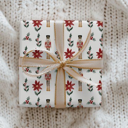Cracked Up Christmas – Nutcracker Wrapping Paper