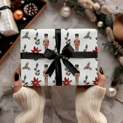 Cracked Up Christmas – Nutcracker Wrapping Paper