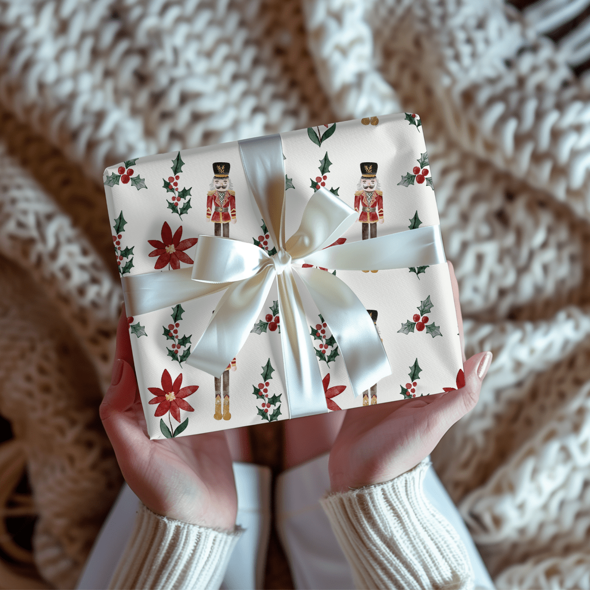 Cracked Up Christmas – Nutcracker Wrapping Paper