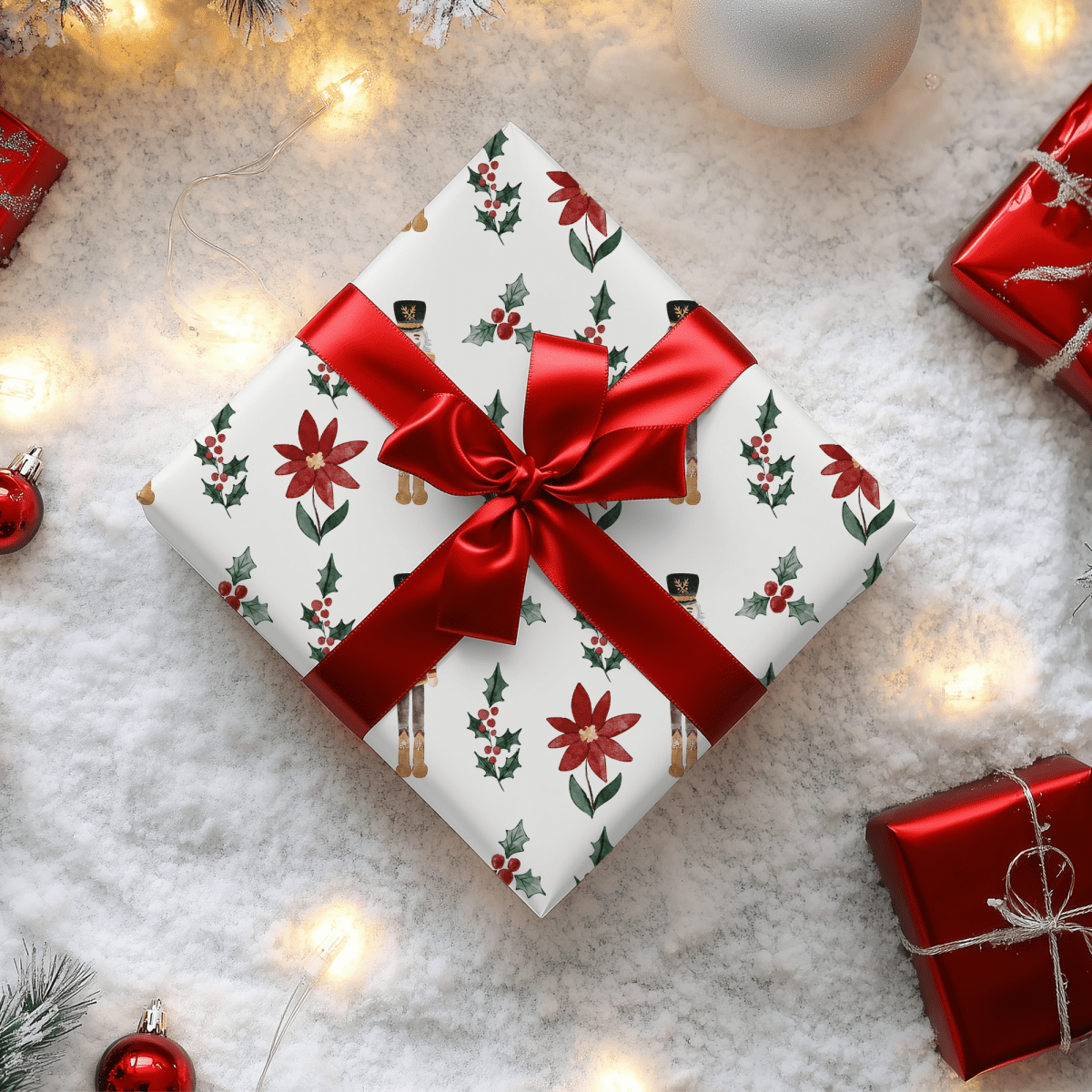 Cracked Up Christmas – Nutcracker Wrapping Paper