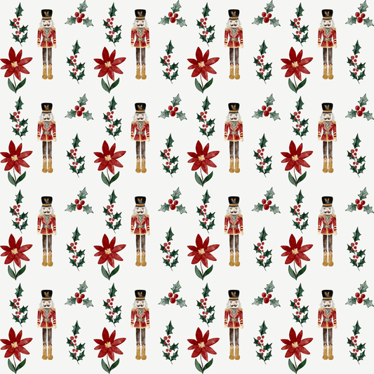Cracked Up Christmas – Nutcracker Wrapping Paper