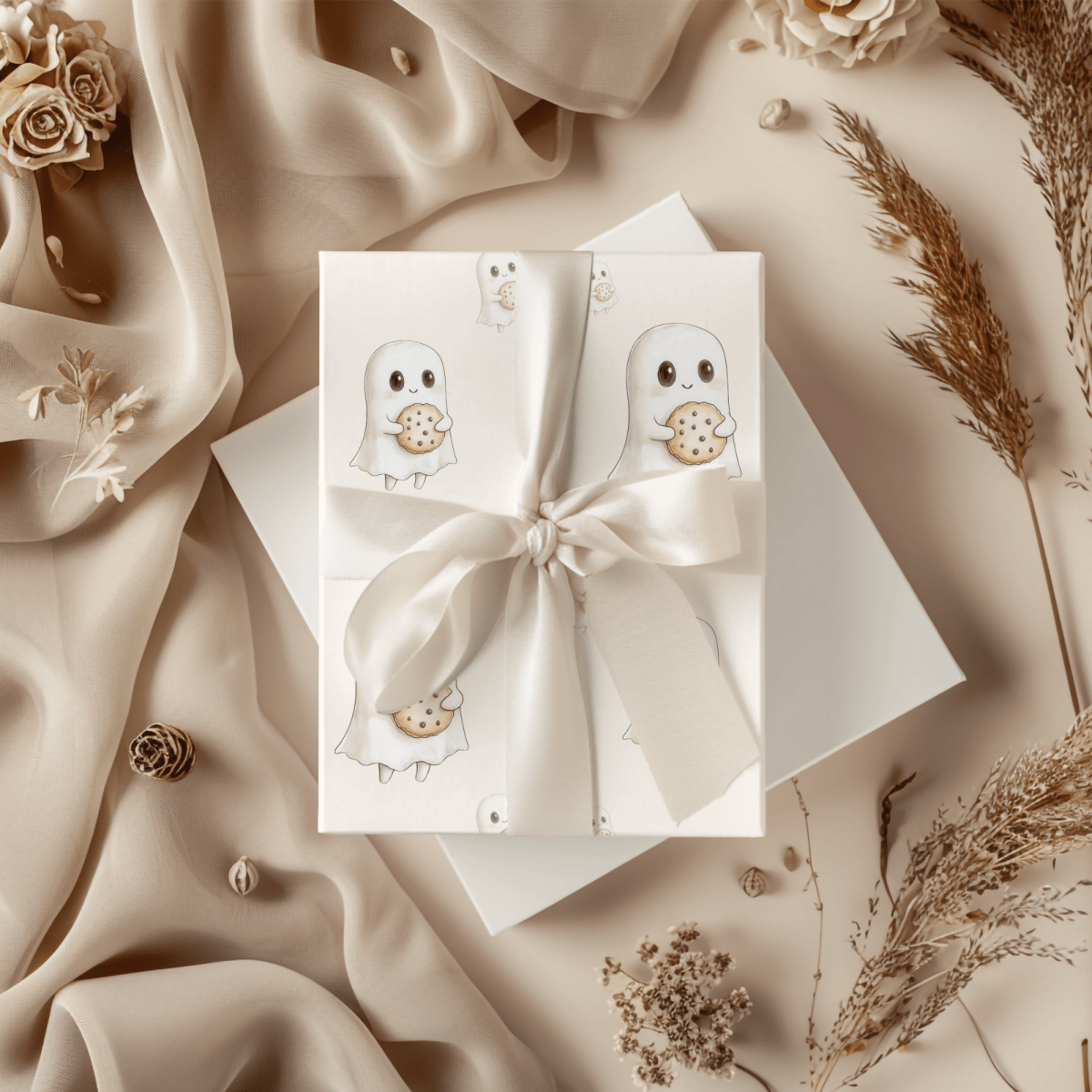 Boo & Bites – Cookie - Loving Ghost Wrapping Paper