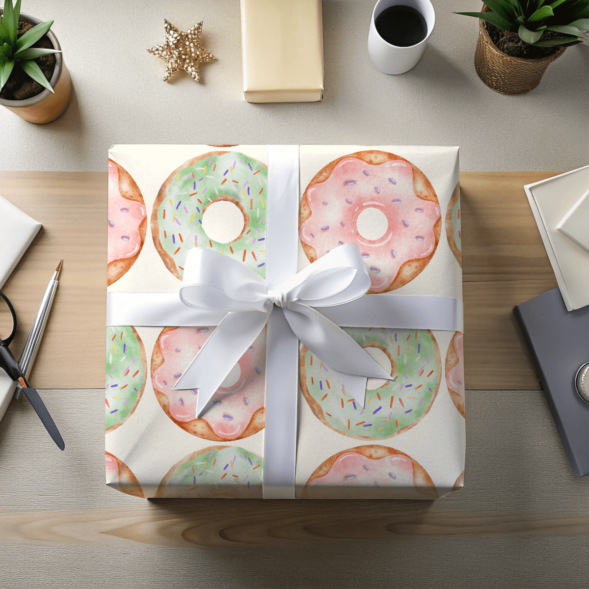 Donut Distinction – Sweet Sprinkle Wrapping Paper