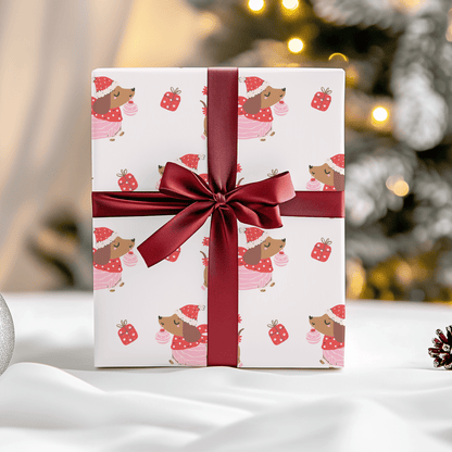 Dachshund Through the Snow – Cozy Pup Christmas Wrapping Paper
