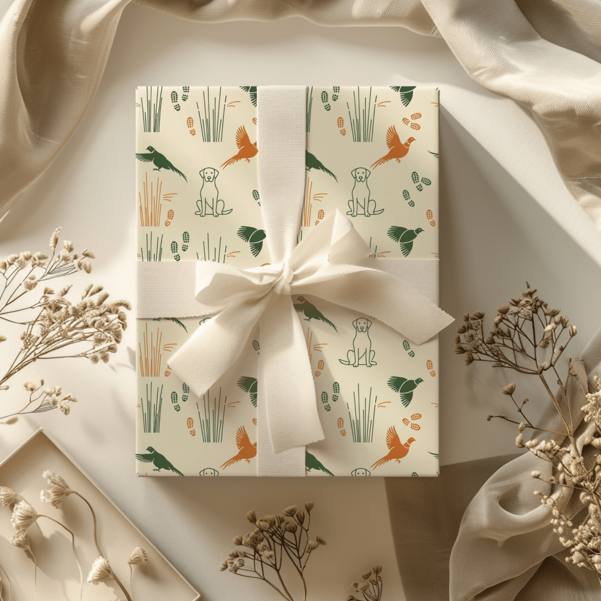 Field Notes – Hunting Lab Wrapping Paper