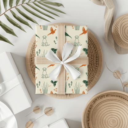 Field Notes – Hunting Lab Wrapping Paper