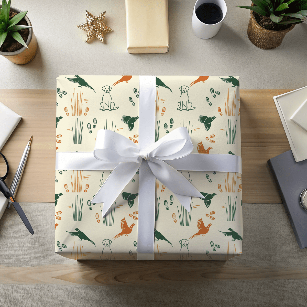 Field Notes – Hunting Lab Wrapping Paper