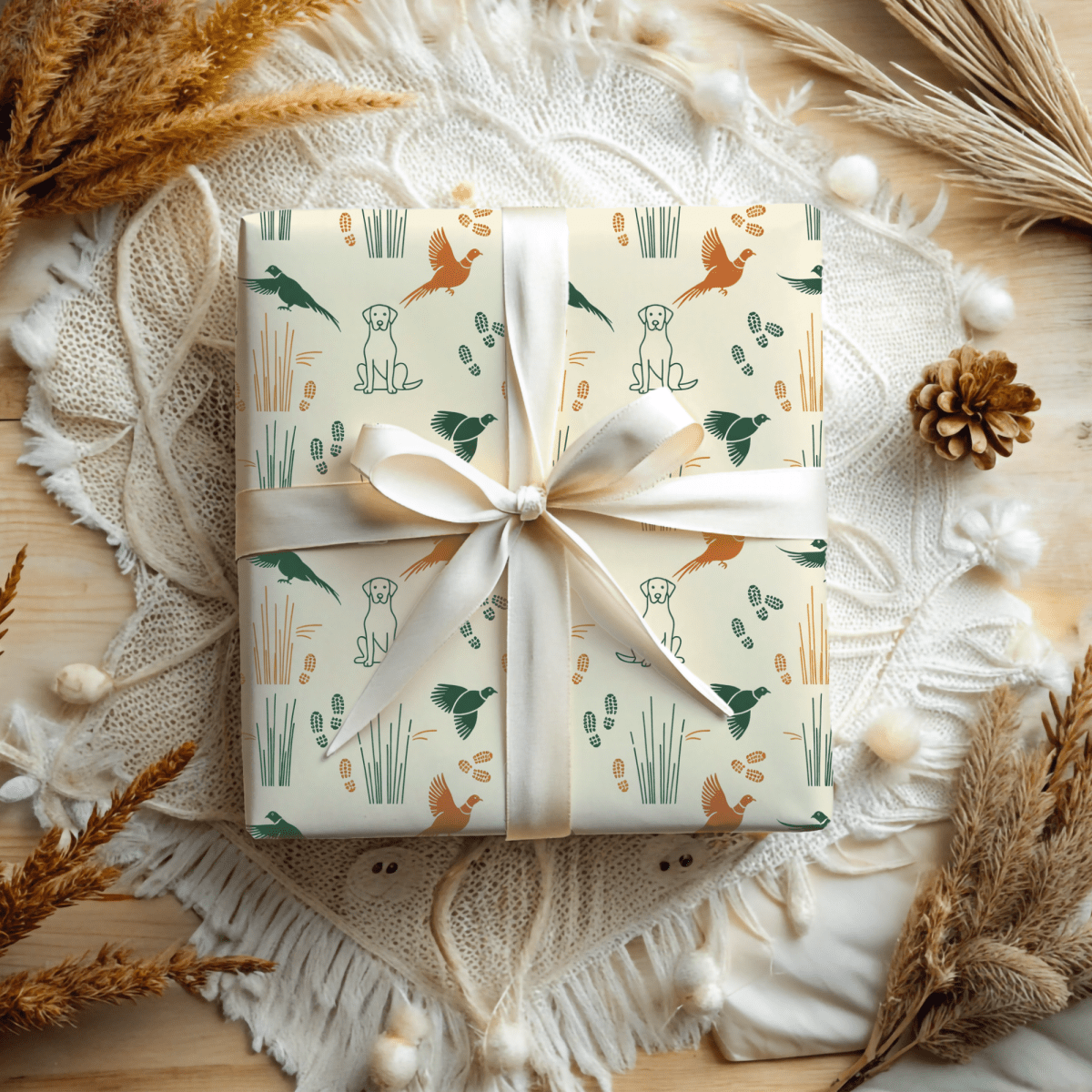 Field Notes – Hunting Lab Wrapping Paper