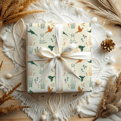 Field Notes – Hunting Lab Wrapping Paper