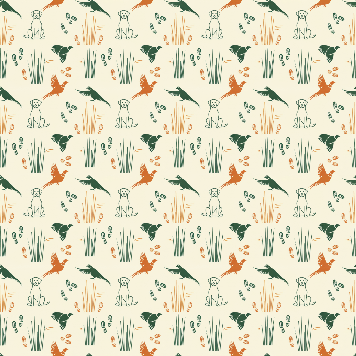 Field Notes – Hunting Lab Wrapping Paper