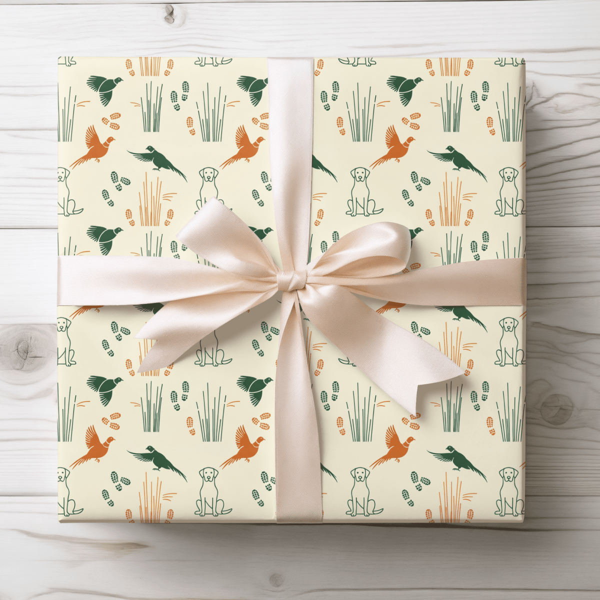 Field Notes – Hunting Lab Wrapping Paper