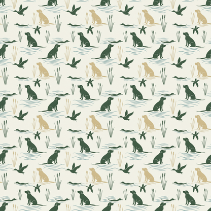Marshland Mornings – Hunting Lab Wrapping Paper
