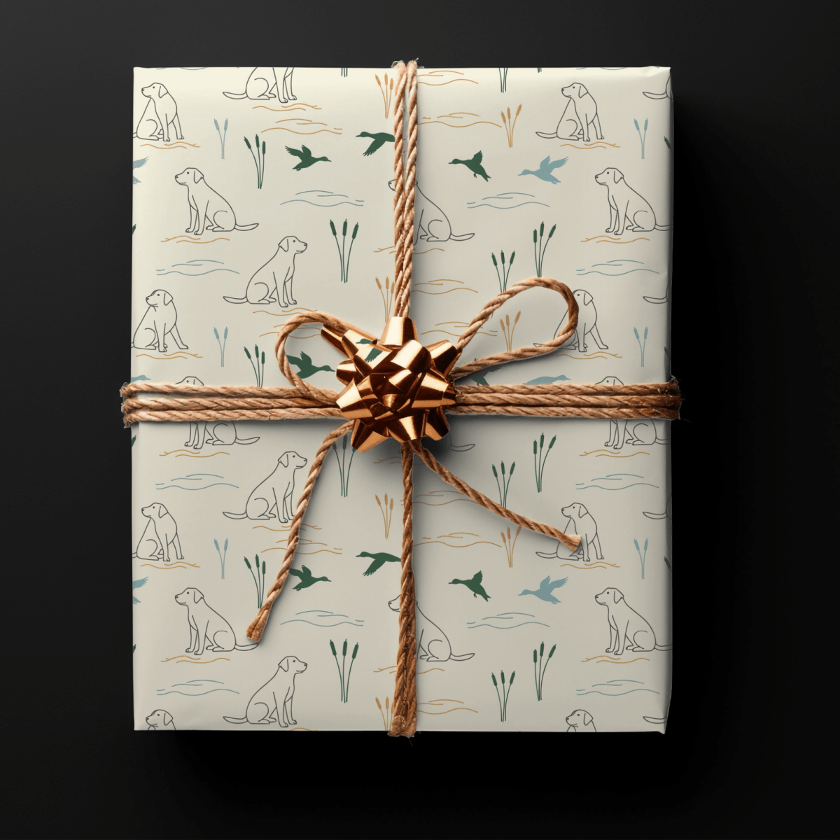 Retriever’s Rest – Classic Hunting Lab Wrapping Paper