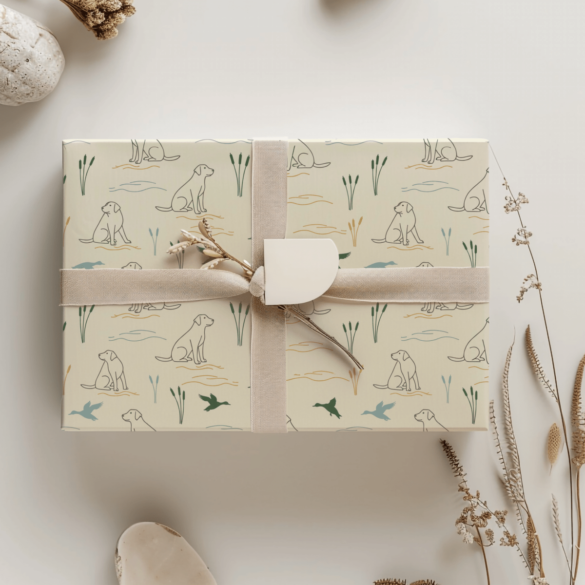 Retriever’s Rest – Classic Hunting Lab Wrapping Paper