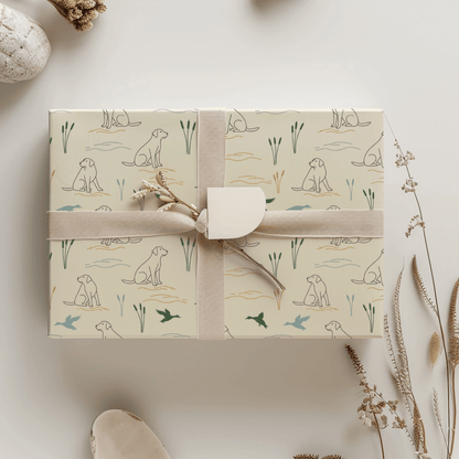 Retriever’s Rest – Classic Hunting Lab Wrapping Paper