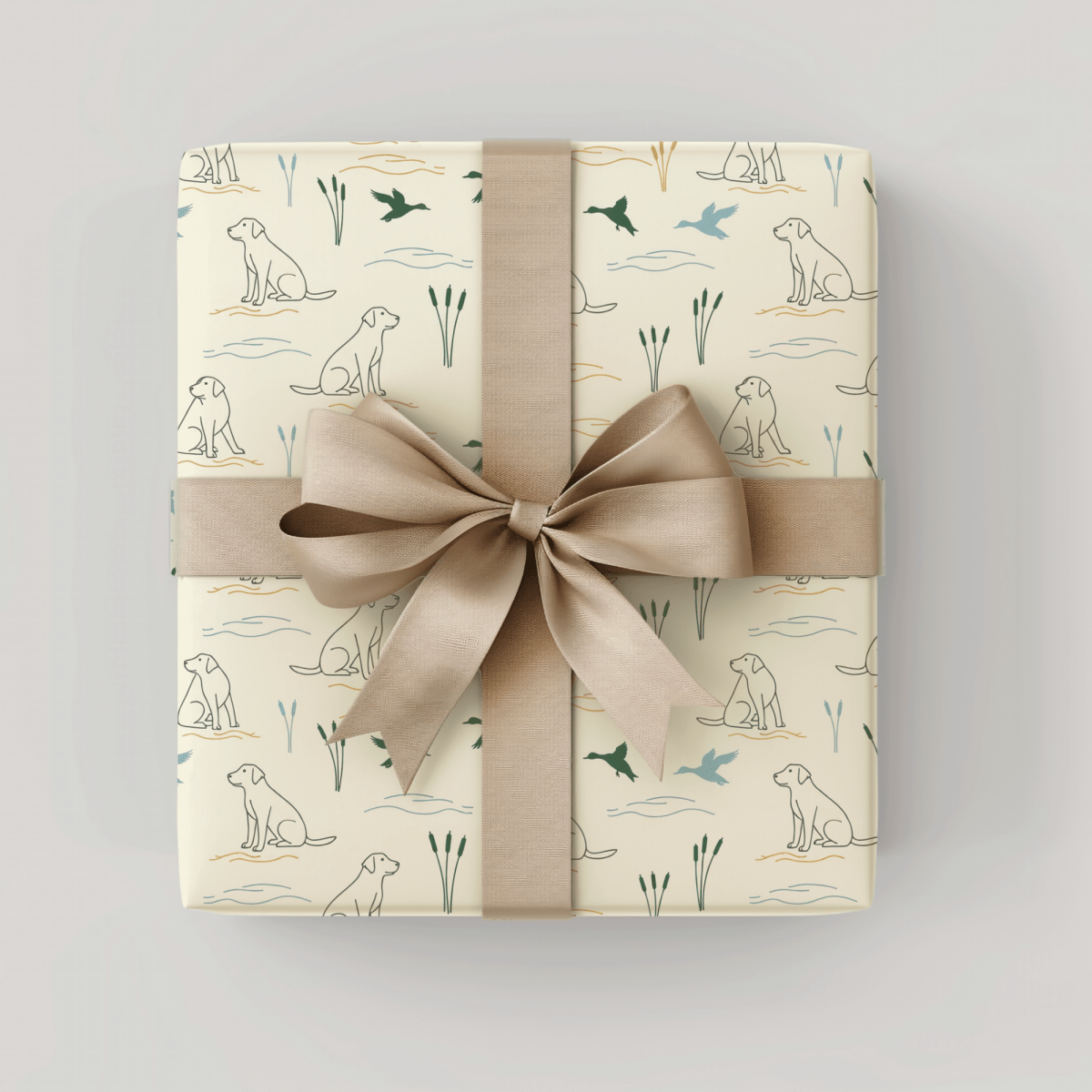 Retriever’s Rest – Classic Hunting Lab Wrapping Paper