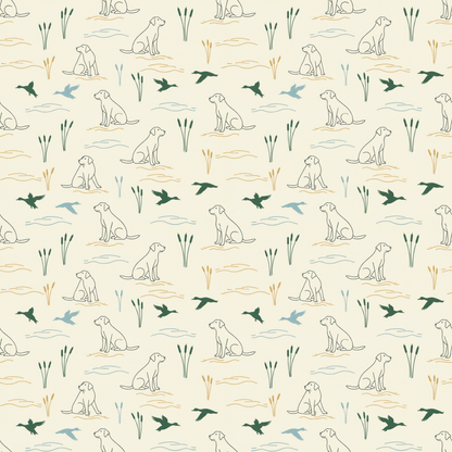 Retriever’s Rest – Classic Hunting Lab Wrapping Paper