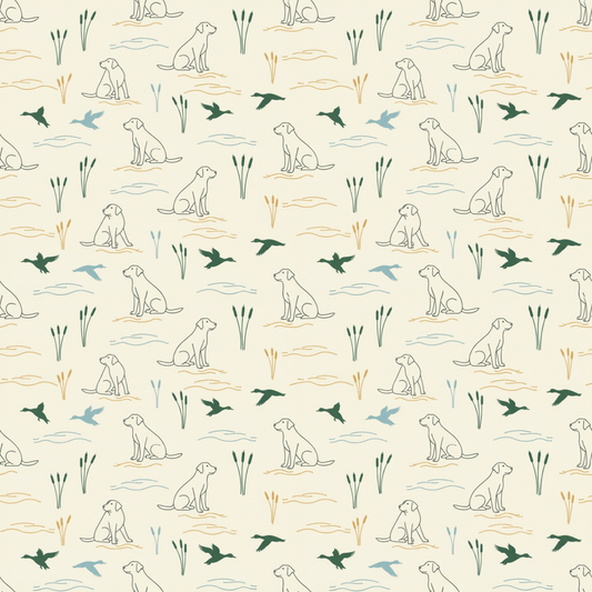 Retriever’s Rest – Classic Hunting Lab Wrapping Paper