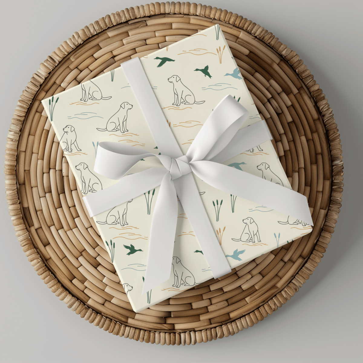Retriever’s Rest – Classic Hunting Lab Wrapping Paper