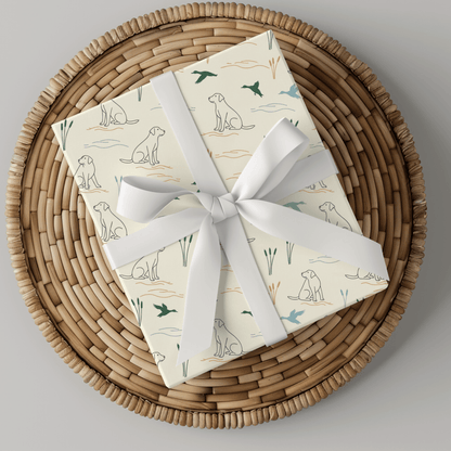 Retriever’s Rest – Classic Hunting Lab Wrapping Paper