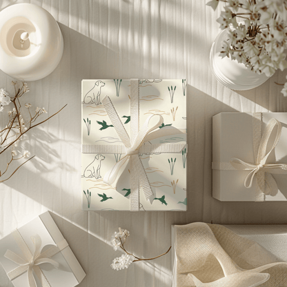 Retriever’s Rest – Classic Hunting Lab Wrapping Paper