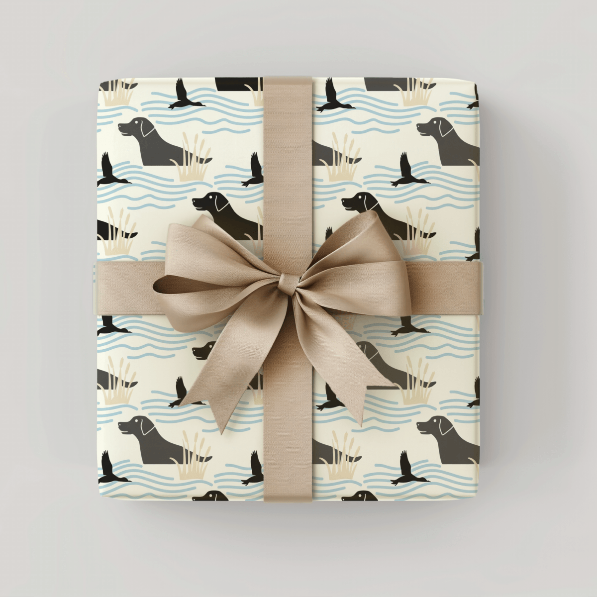Waterfowl Watch – Black Lab Wrapping Paper
