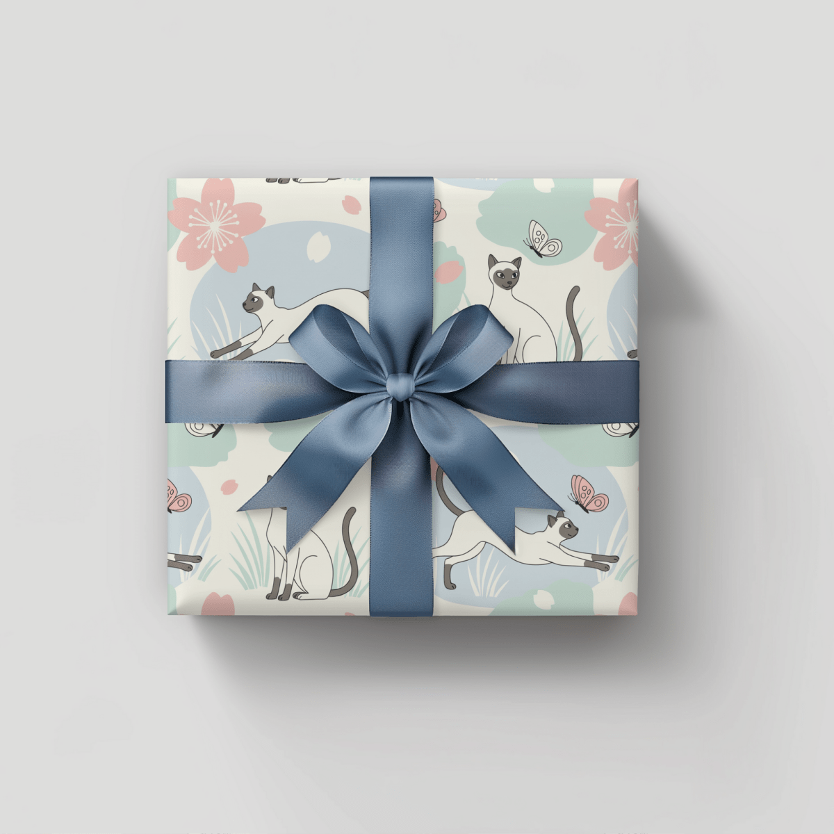 Purrfectly Poised – Siamese Cat Wrapping Paper