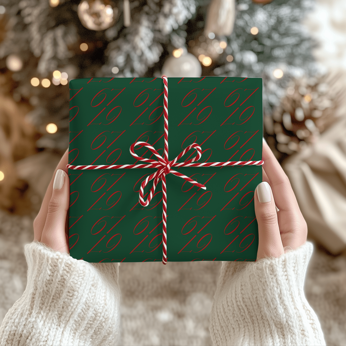 67 Chic – Modern Minimalist Holiday Wrapping Paper