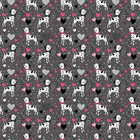 Spot On Sweetheart – Dalmatian Love Wrapping Paper