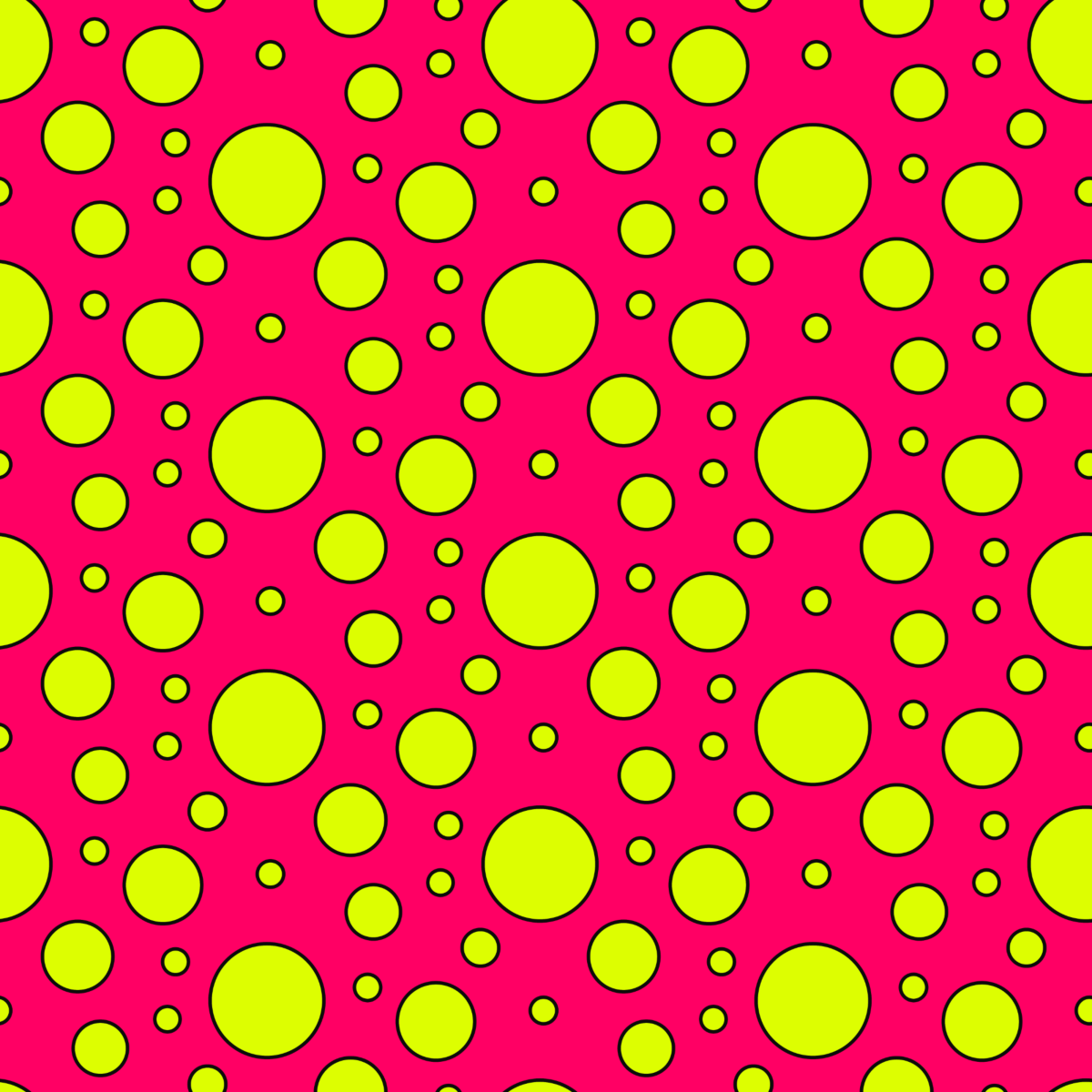 Pop Fizz Dots – Bold Neon Polka Dot Wrapping Paper