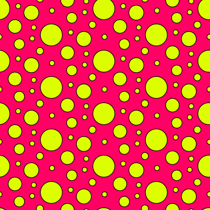 Pop Fizz Dots – Bold Neon Polka Dot Wrapping Paper