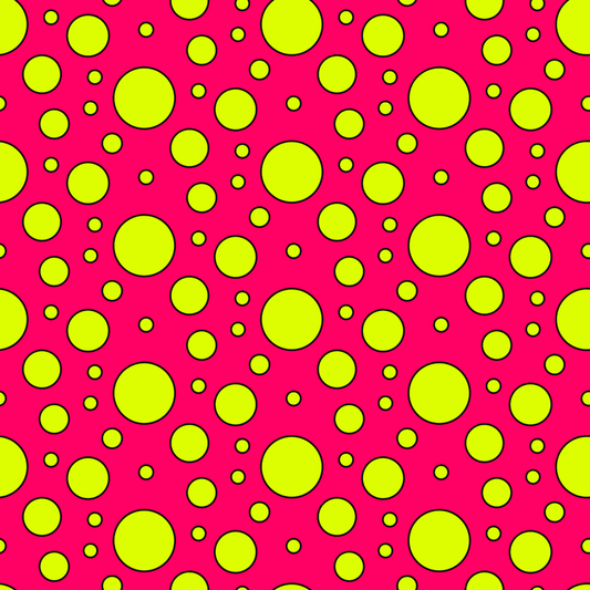 Pop Fizz Dots – Bold Neon Polka Dot Wrapping Paper