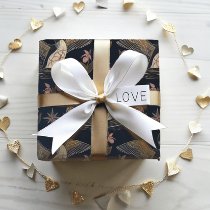 Loon, Lady Slippers and North Star Wrapping Paper