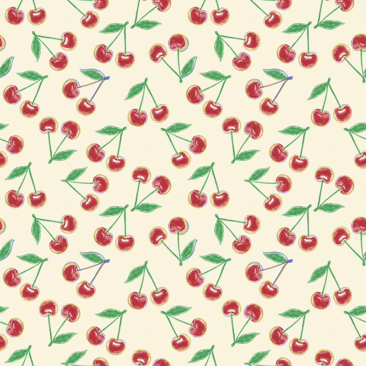 Cherry On Top – Whimsical Vintage Cherry Wrapping Paper