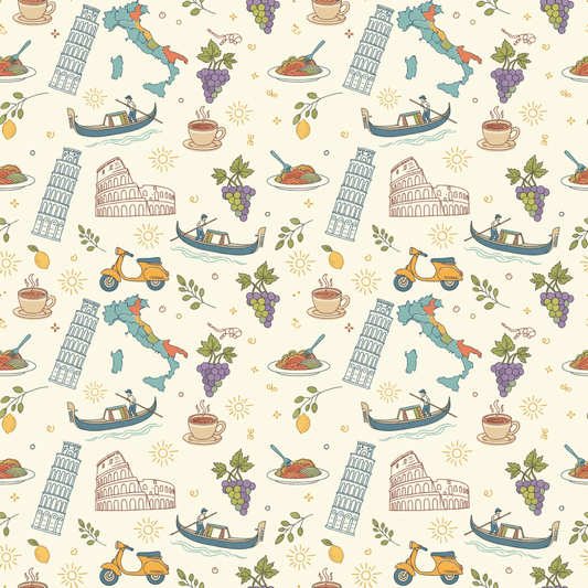 Ciao Bella – Italian Summer Daydream Wrapping Paper