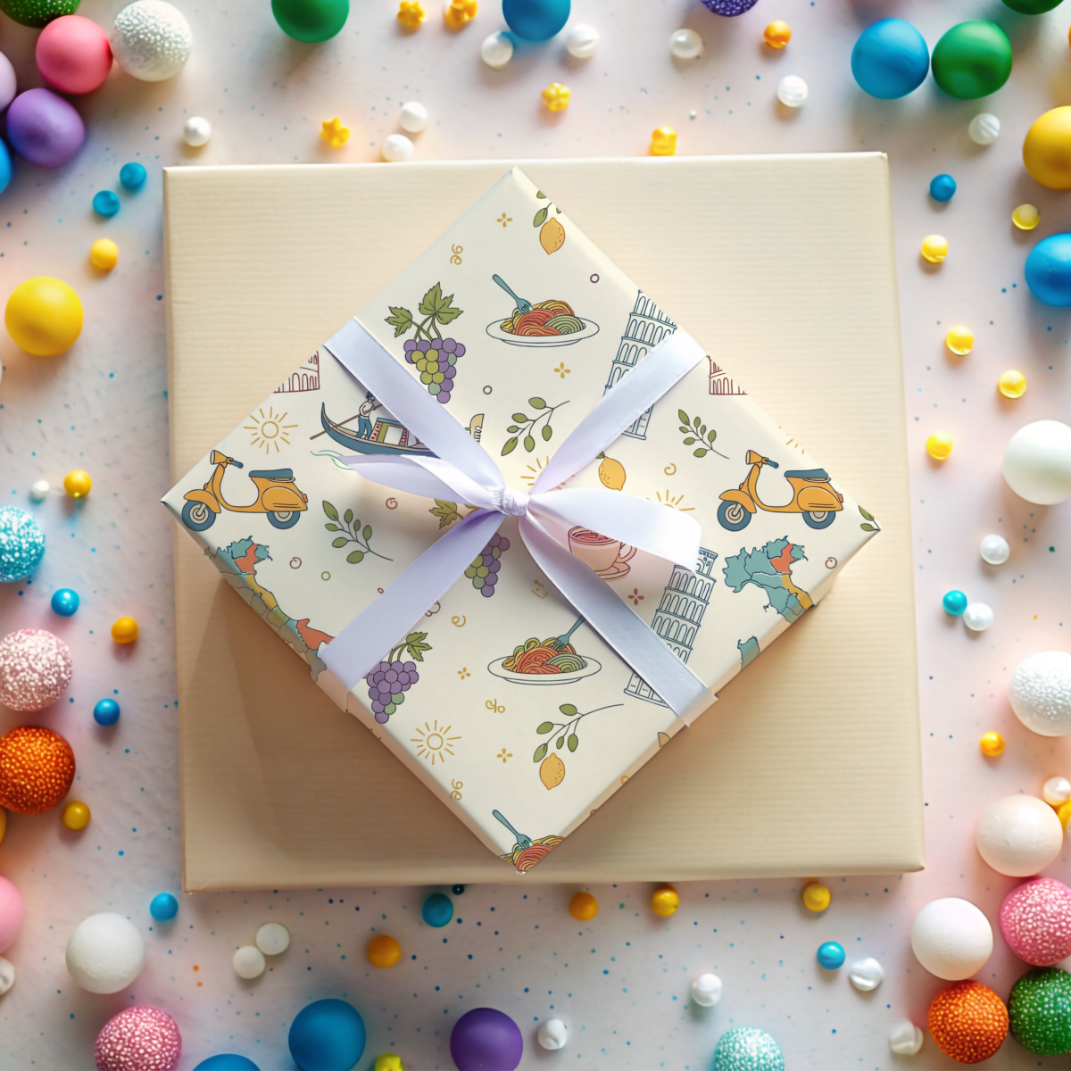 Ciao Bella – Italian Summer Daydream Wrapping Paper